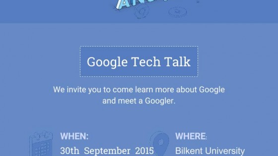 Google Tech Talk 1