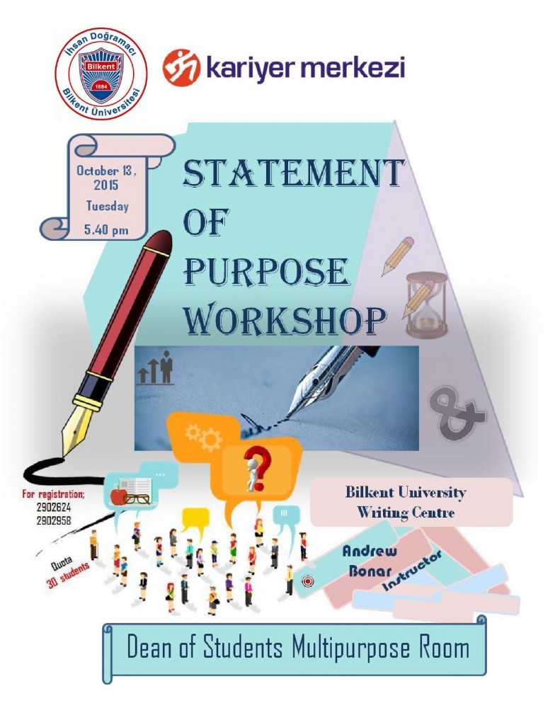 Statement Of Purpose Workshop 1