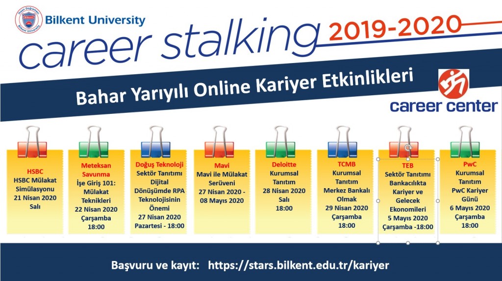 BAHAR YARIYILI ONLINE KARİYER ETKİNLİKLERİ 1