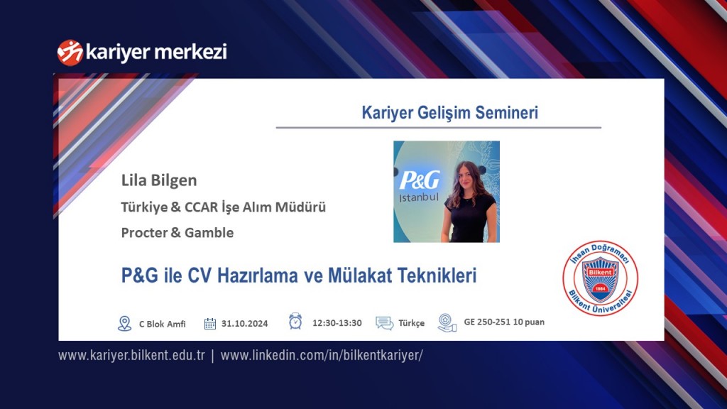 P&G  İLE CV HAZIRLAMA VE MÜLAKAT TEKNİKLERİ 1