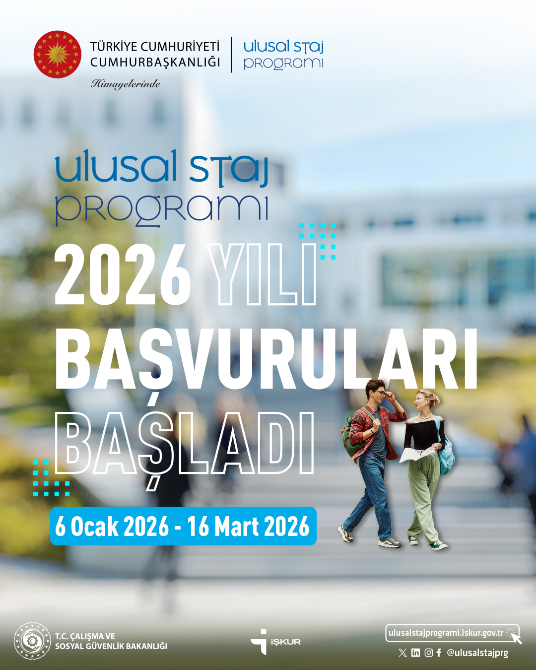 Ulusal Staj Programı; https://lnkd.in/dbRSbUqb 1